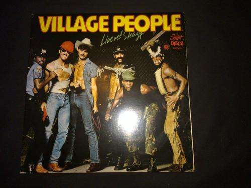 Village People - Live and Sleazy (LP) Vinyl Record DOUBLE ALBUM
