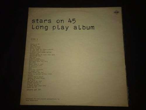 Stars On 45 - Stars On 45 Longplay Album (Volume I) (LP) Vinyl Record