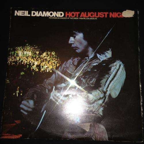 Neil Diamond - Hot August Night (LP) Vinyl Record DOUBLE ALBUM