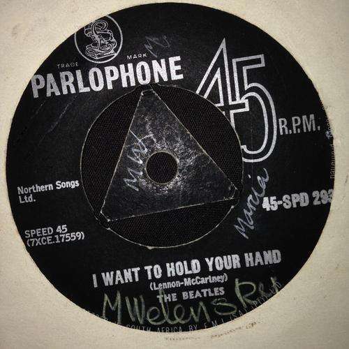 The Beatles - I Want To Hold Your Hand (SP) 7" Single 45RPM