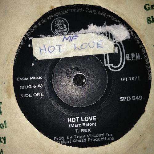 T. Rex - Hot Love (SP) 7" Single 45RPM