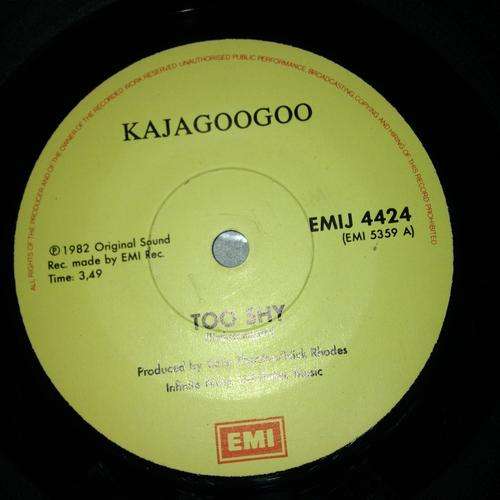 Kajagoogoo - Too Shy (7", Single) 45RPM
