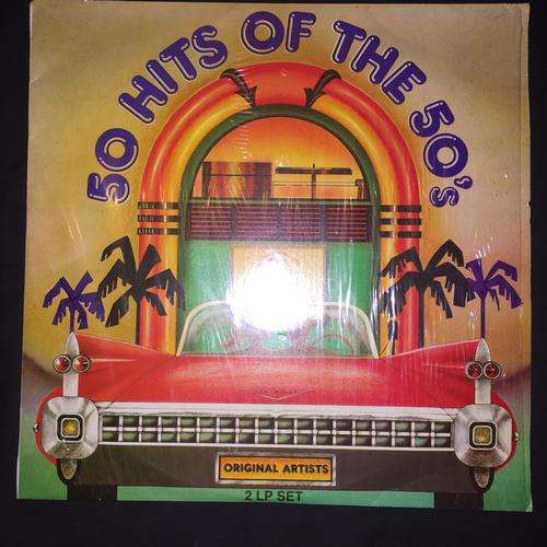 Various - 50 Hits of the 50's (LP) Vinyl Record DOUBLE ALBUM