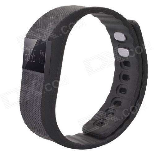 TW64 OLED Bluetooth V4.0 Smart Bracelet Wristband - Black