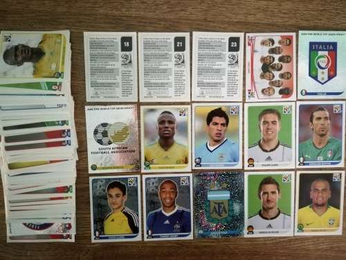 153 FIFA 2010 World Cup Stickers Cards