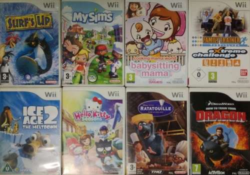 8 x Nintendo Wii Games