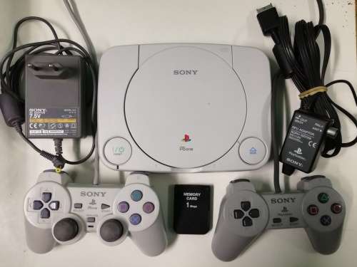 PlayStation 1 (PS1) Console + Accessories + Game