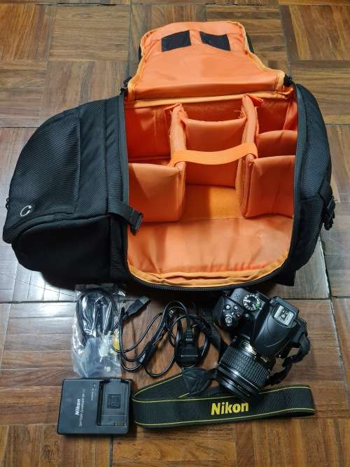 Nikon D3300 with 18-55mm Lens and Bag
