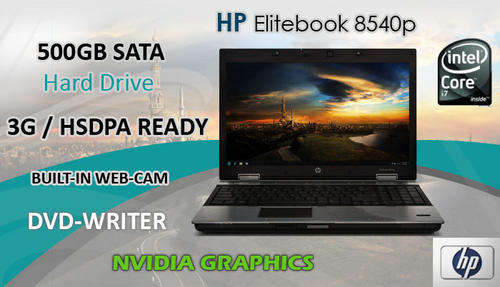 HP 8540p Intel Core i5 520M 15'6inch HD SCREEN 500GB SATA 3G READY