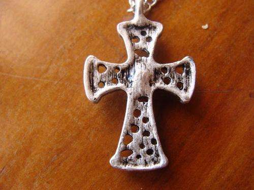 Holy Cross With Silver Chain