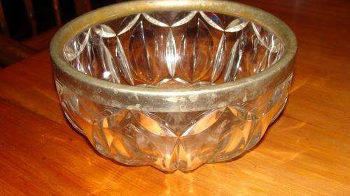 Crystal Bowl With Markings