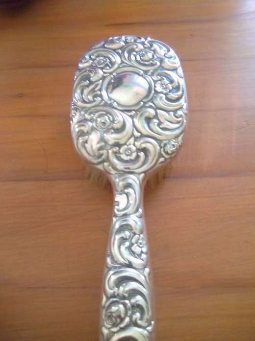 Beautiful ornate  hallmarked brush