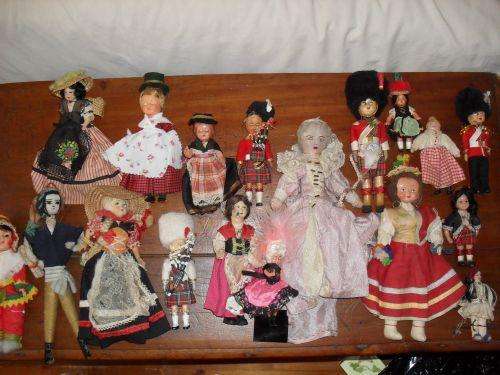 Collection of Old Dolls