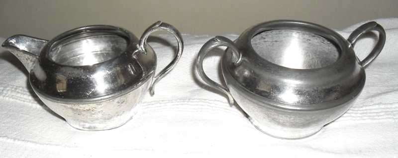 SHEFFIELD Vintage Silver Plated Sugar and Milk Jug
