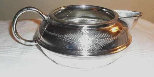 Vintage Silver Plated milk jug with silver Smith Markings