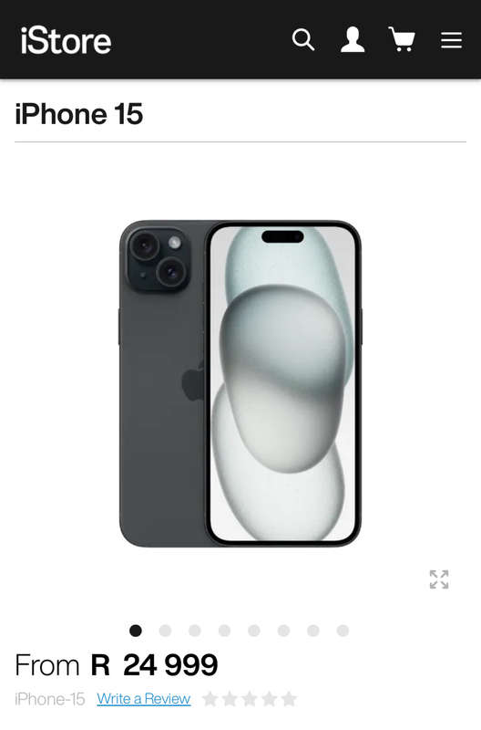 iPhone 15 Black 256GB (New)