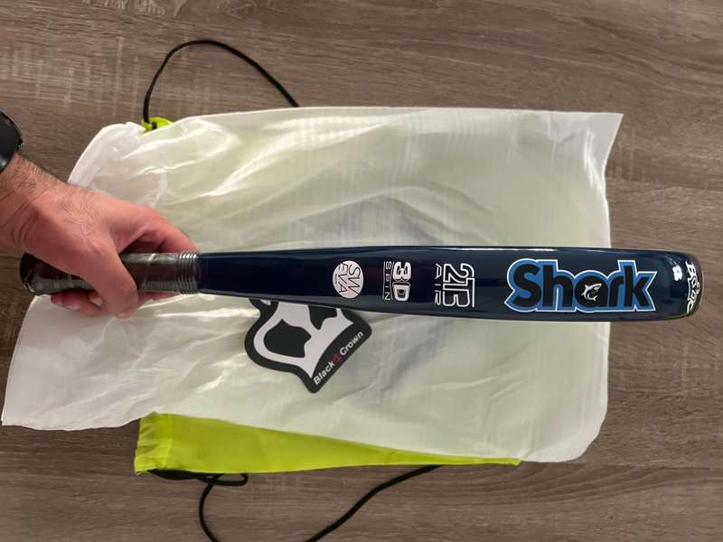 Black Crown - Shark Padel Racket (New)