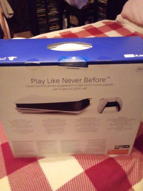 Playstation 5 console includes 2 games, still sealed