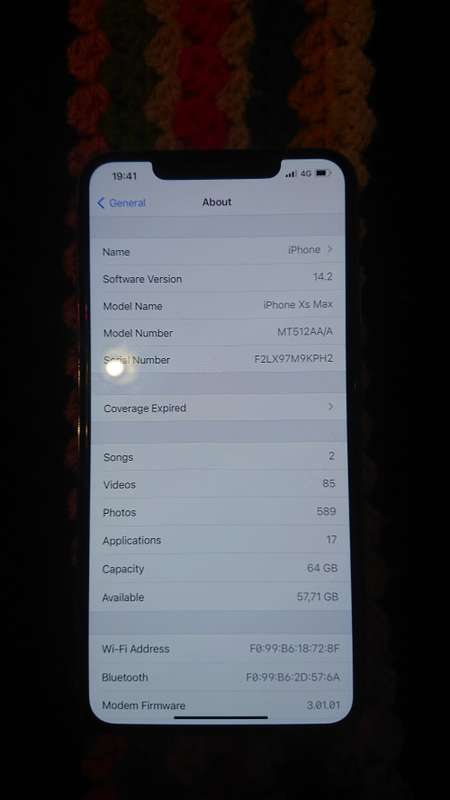Iphone Xs Max 64GB