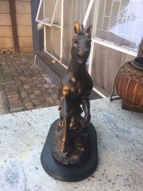 Bronzed Horse sculpture
