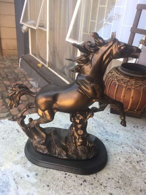 Bronzed Horse sculpture