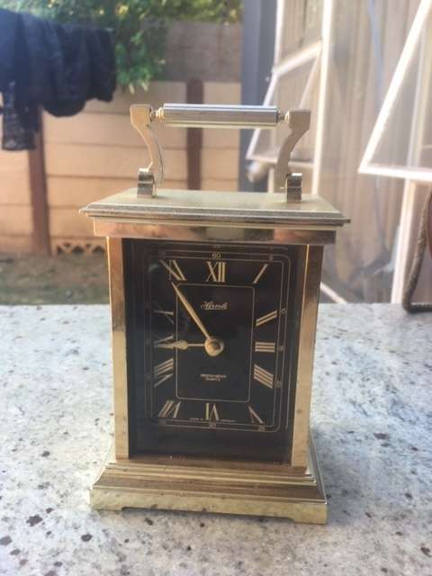 Hermle carriage clock
