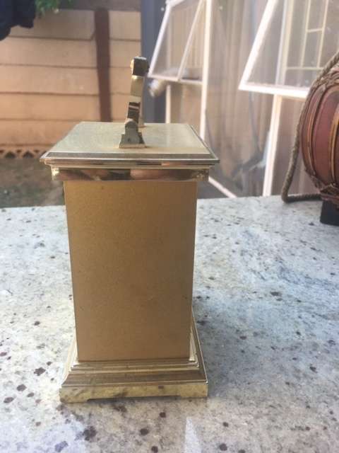 Hermle carriage clock