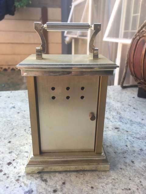 Hermle carriage clock