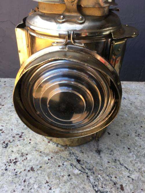 Very Cool Vintage Adlake Non Sweating Railway Signal Lamp