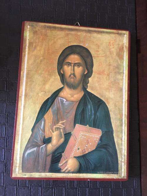 Religious icon wall decal