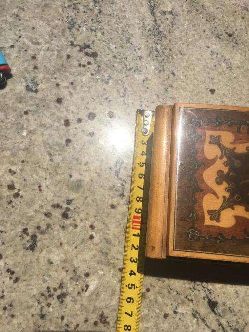 Stunning vintage Italian music jewelery box