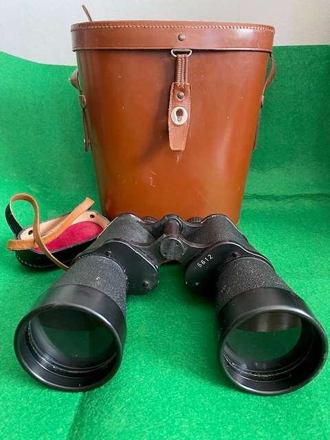 HARTMAN WETZLAR 117 PORLEROM BINOCULARS 8 X 60 MILITARY