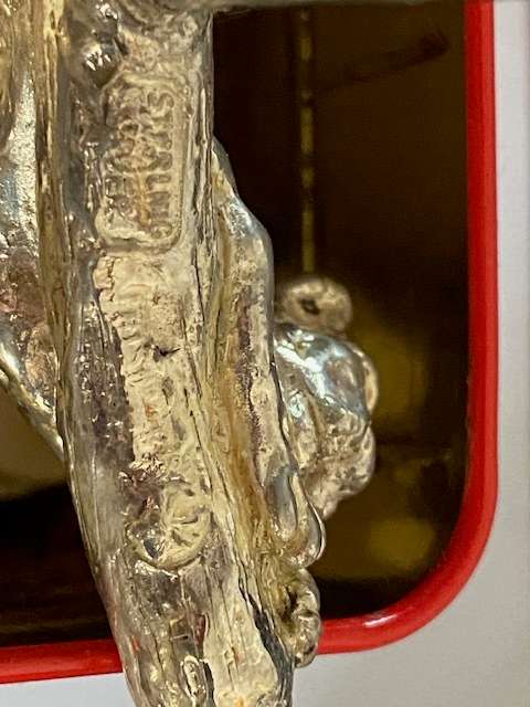 silver leopard bottle opener