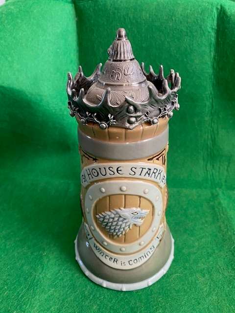 GAME OF THRONES HOUSE OF STARK BEER STEI
