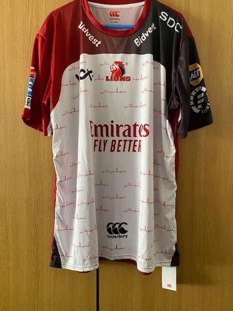 BRAND NEW CANTERBURY LIONS RUGBY JERSEY SIZE 3XL