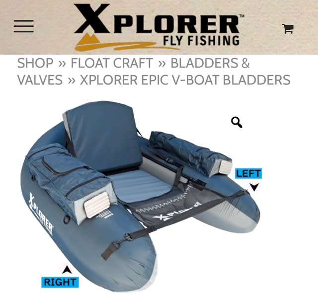 EXPLORER FLY FISHING FLOAT TUBE