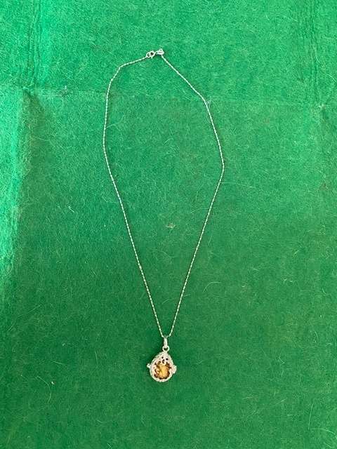 ENGELSRUFER NECKLACE WITH BASKET PENDANT AND SOUND BALL