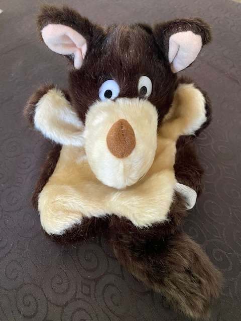 PLUSH RHINO HAND PUPPET