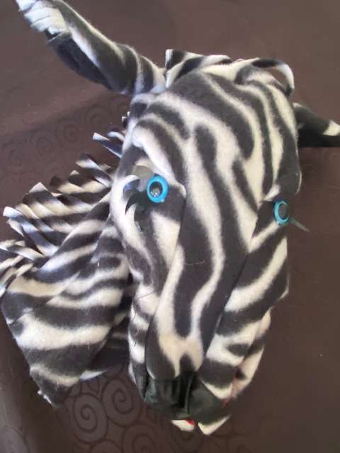 SOFT TOUCH ZEBRA HAND PUPPET
