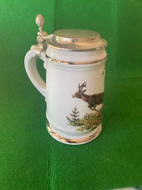 VINTAGE SELTMANN WEIDEN  BAVARIA PORCELEIN BEERSTEIN WITH LID