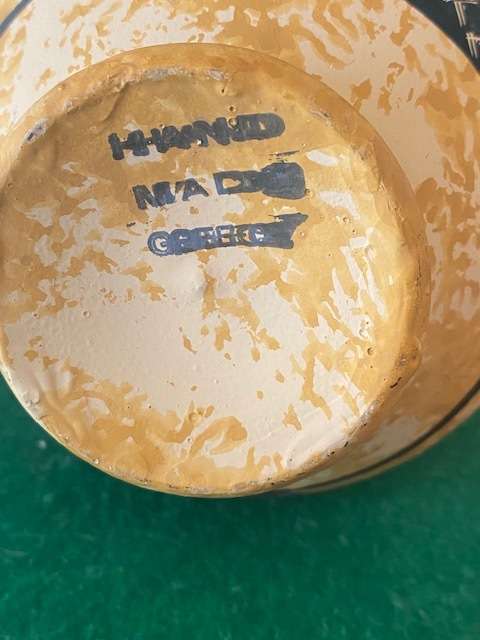 ORIGINAL GREEK IMPORT PLATE & AMPHORA