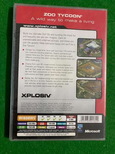 ZOO TYCOON XPLOSIV