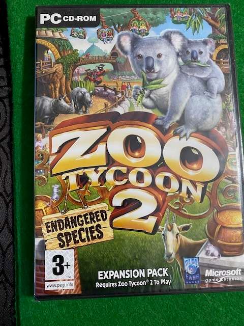 ZOO TYCOON  2 ENDANGERED SPECIES EXPANSION PACK