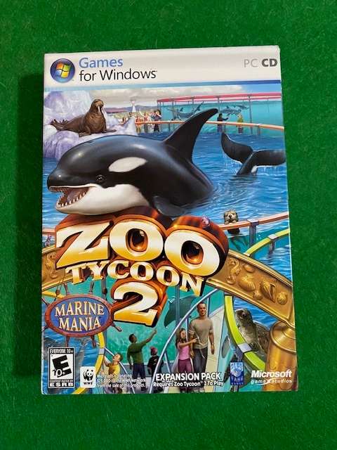 ZOO TYCOON 2 MARINE MANIA EXPANSION PACK