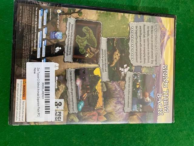 ZOO TYCOON 2 EXTINCT ANIMALS EXPANSION PACK