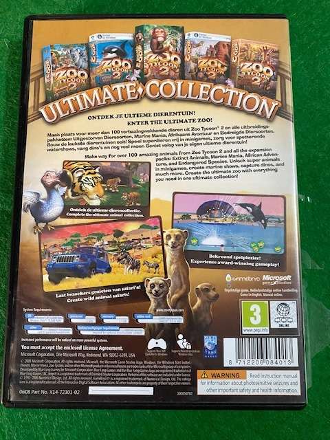 ZOO TYCOON 2 ULTIMATE COLLECTION