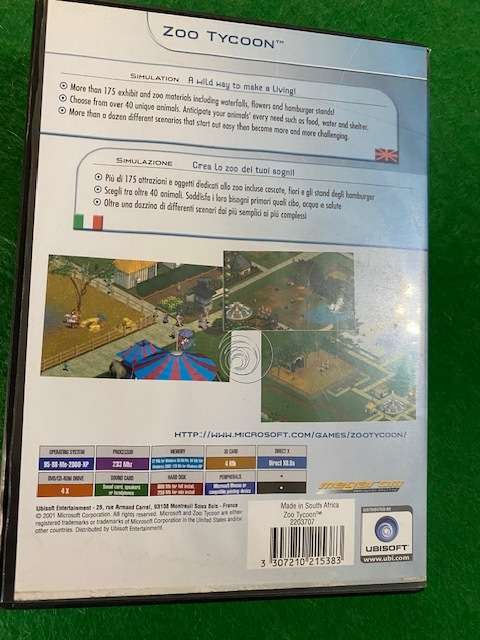 ZOO TYCOON UBISOFT EXCLUSIVE
