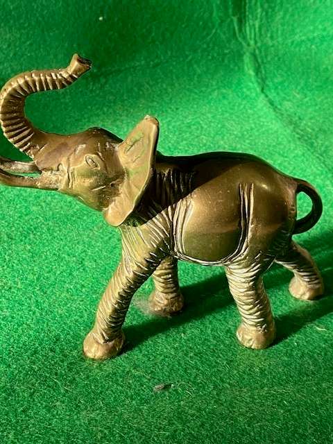 SMALL BRASS ELEPHANT FROM INDIA