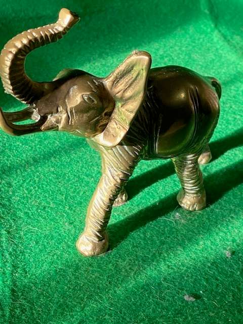 SMALL BRASS ELEPHANT FROM INDIA