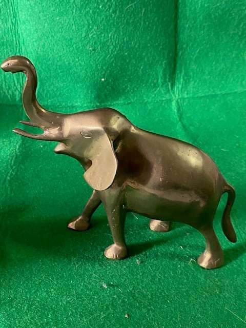 AFRICAN BRASS ELEPHANT